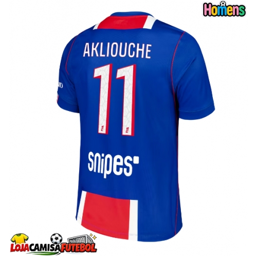 Camisa de Futebol Paris Saint-Germain Maghnes Akliouche #11 Equipamento Principal 2026-27 Manga Curta